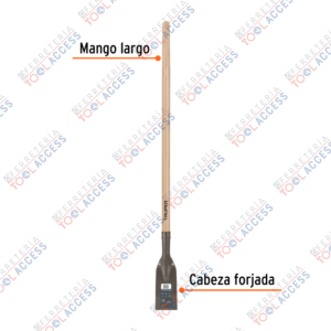 Alternative view of Raspador forjado de 4", mango largo de 54", TRUPER