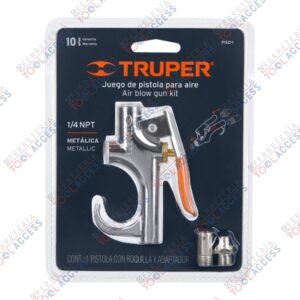 Pistola metálica para sopletear, cuerda 1/4" NPT, TRUPER
