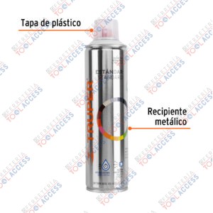 Alternative view of Pintura en aerosol, blanco brillante, bote esbelto, 400 ml, Truper