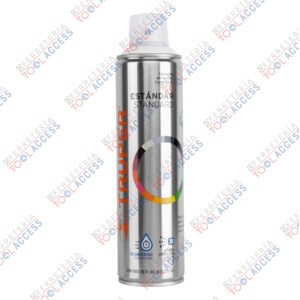 Pintura en aerosol, blanco mate, bote esbelto, 400 ml, Truper