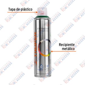 Alternative view of Pintura en aerosol, verde hoja, bote esbelto, 400 ml, Truper