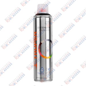 Pintura en aerosol, negro satín, bote esbelto, 400 ml, Truper