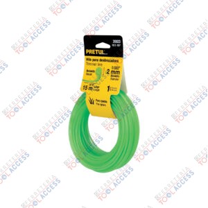 Hilo redondo, para desbrozadora, 2mm x15m, tarjeta, PRETUL
