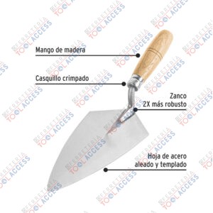 Alternative view of Cuchara para albañil 9" tipo Filadelfia, PRETUL