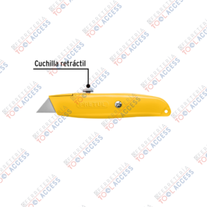 Alternative view of Navaja retráctil 6" cuerpo de aluminio, PRETUL