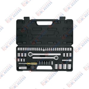 Juego 51 herramientas 1/4", 3/8" y 1/2" p/mecánico, Pretul