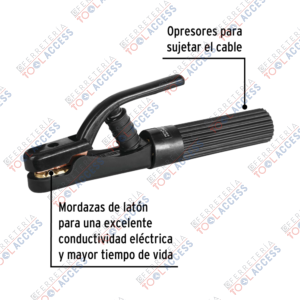 Alternative view of Pinza porta electrodos de 300 Amperes, PRETUL