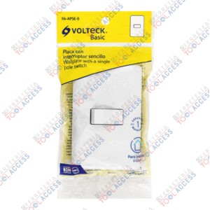 Placa armada con 1 interruptor sencillo, VOLTECK BASIC