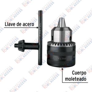 Alternative view of Broquero 1/2" con llave, PRETUL