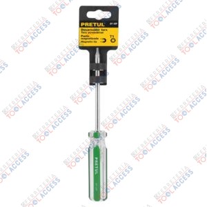 Desarmador punta Torx T 10 mango de PVC, PRETUL