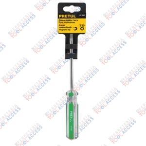 Desarmador punta Torx T 30 mango de PVC, PRETUL