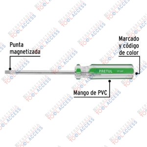 Alternative view of Desarmador punta Torx T 30 mango de PVC, PRETUL