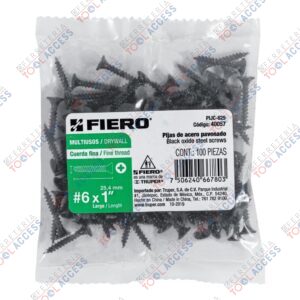 100 pijas 6 x 1"cabeza plana phillips multiusos cuerda fina