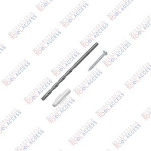 Kit de 20 taquetes 3/16" con pijas #6 y 1 broca 3/16", FIERO