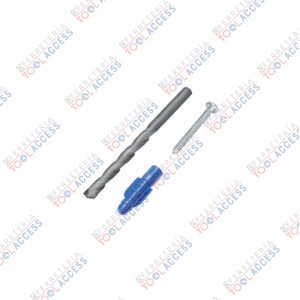 Kit de 20 taquetes 3/8" con pijas #12 y 1 broca 3/8", FIERO