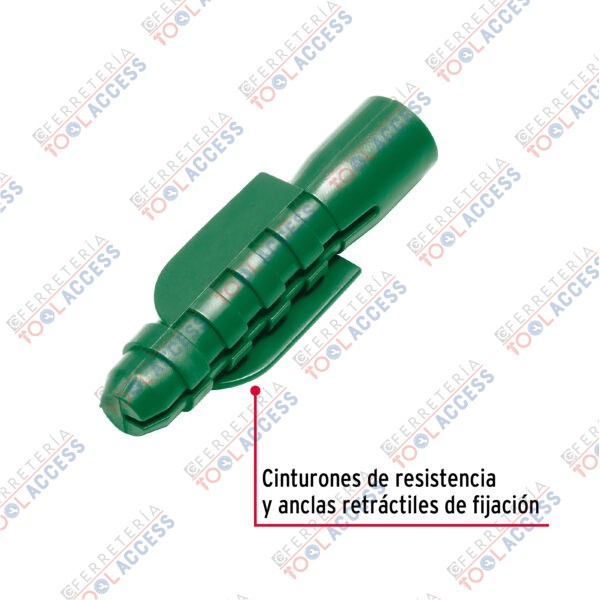 Bolsa con 50 taquetes de plástico 1/2", FIERO - Imagen 3
