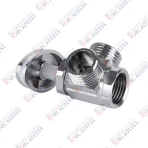 Llave de control angular salida doble, Urrea