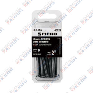 Blíster con 20 clavos negros para concreto 2", FIERO