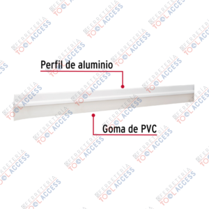 Alternative view of Guardapolvo fijo de 100 cm, blanco, HERMEX