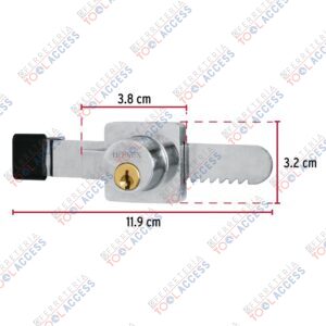 Alternative view of Cerradura para vitrina, HERMEX