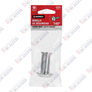 Mirilla de seguridad acabado cromo mate, HERMEX