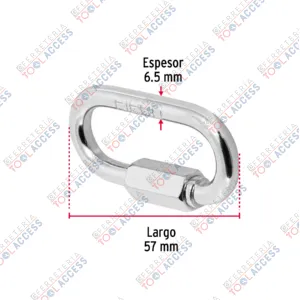 Alternative view of Bandola de acero de 1/4" con seguro, FIERO