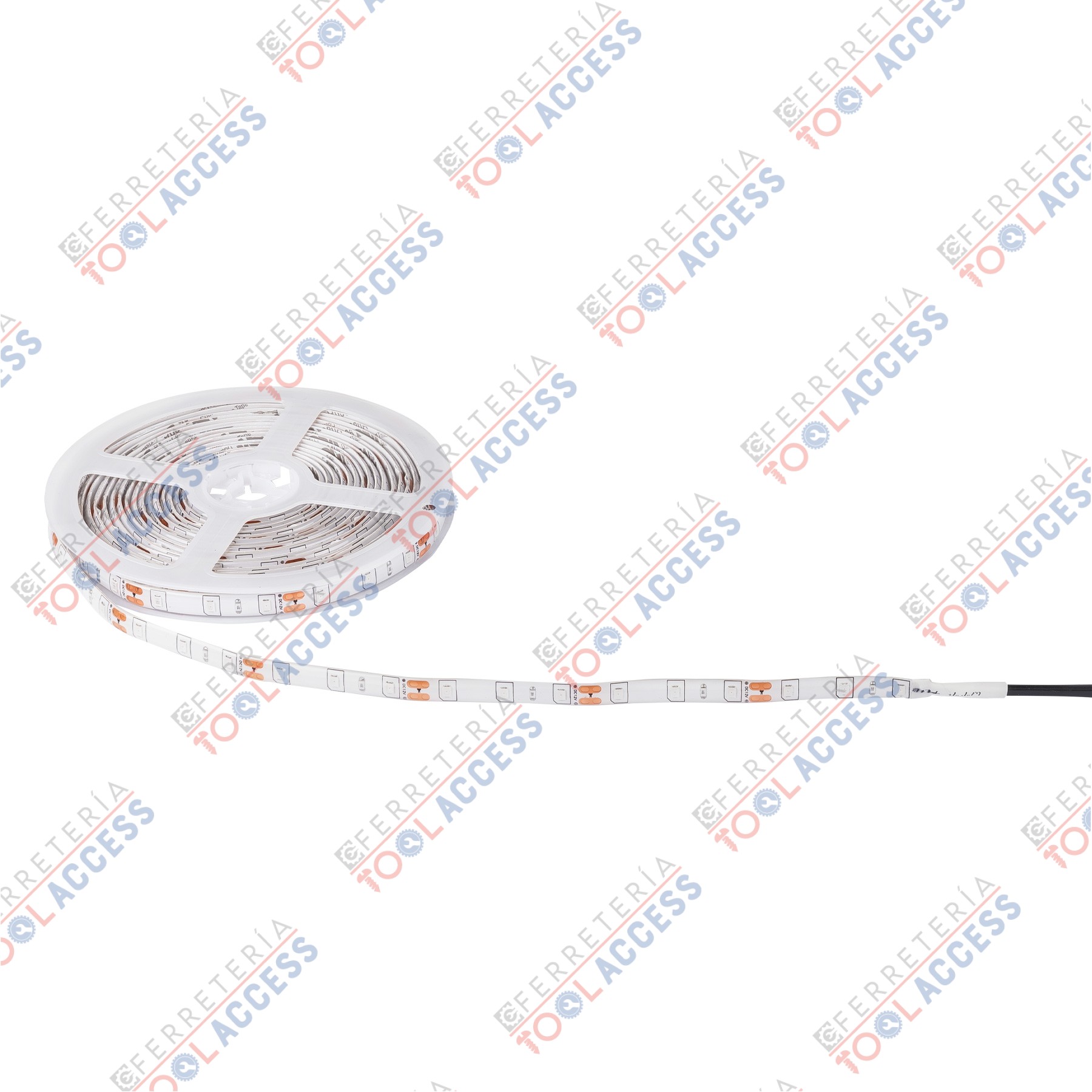 Tira LED 16 W para interior y exterior, 5 m, azul, VOLTECK