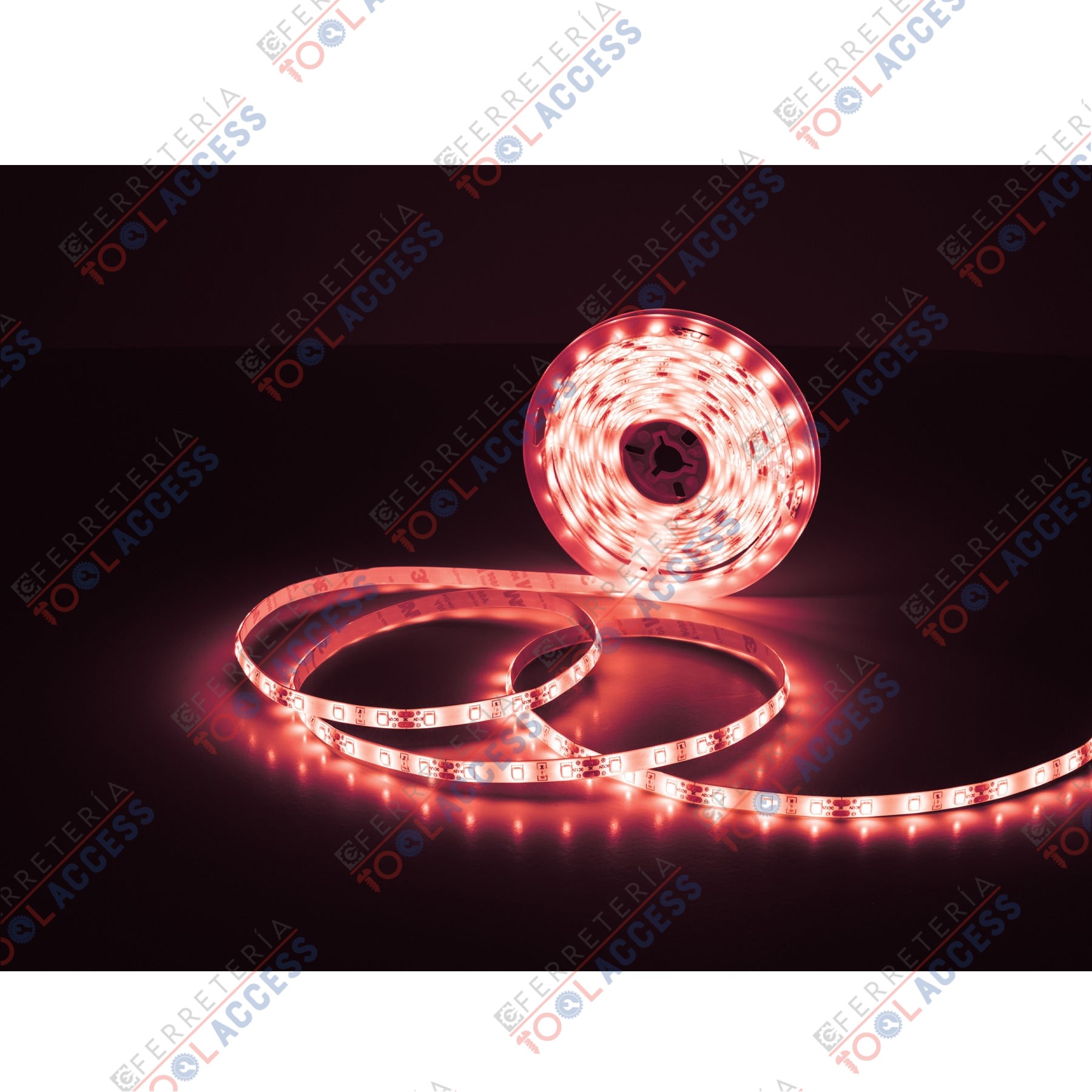 Tira LED 16 W para interior y exterior, 5 m, rojo, VOLTECK - Imagen 5