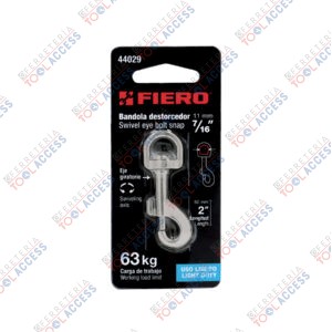 Bandola de zinc de 7/16" giratoria, FIERO