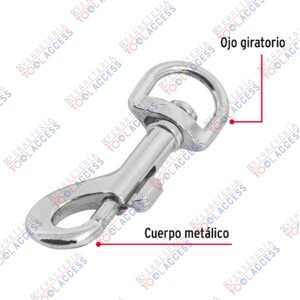 Alternative view of Bandola de zinc de 7/16" giratoria, FIERO