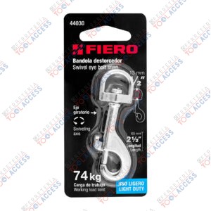 Bandola de zinc de 1/2" giratoria, FIERO