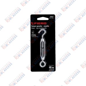 Tensor zinc 3/16" ojo-gancho, FIERO