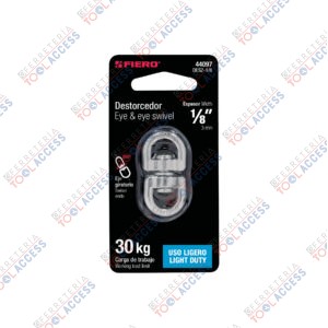 Destorcedor metálico de 1/8", FIERO