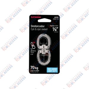 Destorcedor metálico de 1/4", FIERO