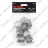 Bolsa con 10 abrazaderas sin fin #7, 9/16 - 1-1/16", FIERO