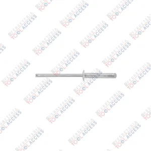 Bolsa con 50 remaches 1/8" x 1/2" de aluminio, ala 1/4, Fiero