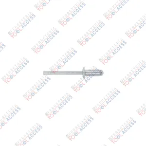 Bolsa con 50 remaches 3/16" x 1/4" de aluminio, ala 3/8", Fiero