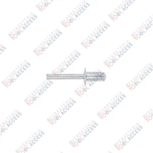 Bolsa con 50 remaches de 1/4" x 1/4" de aluminio, ala 1/2", Fiero