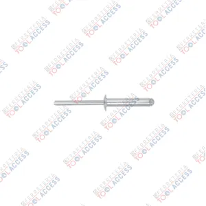 Bolsa con 50 remaches 3/16" x 3/4" de aluminio, ala 3/8", Fiero