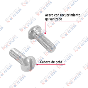 Alternative view of Bolsa con 450 tornillos 5/32" x 1/2" tipo estufa, FIERO