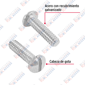 Alternative view of Bolsa con 250 tornillos 3/16" x 3/4" tipo estufa, FIERO