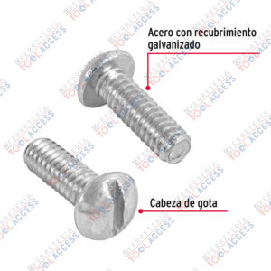 Alternative view of Bolsa con 150 tornillos 1/4" x 3/4" tipo estufa, FIERO