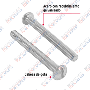 Alternative view of Bolsa con 50 tornillos 1/4" x 2-1/2" tipo estufa, FIERO