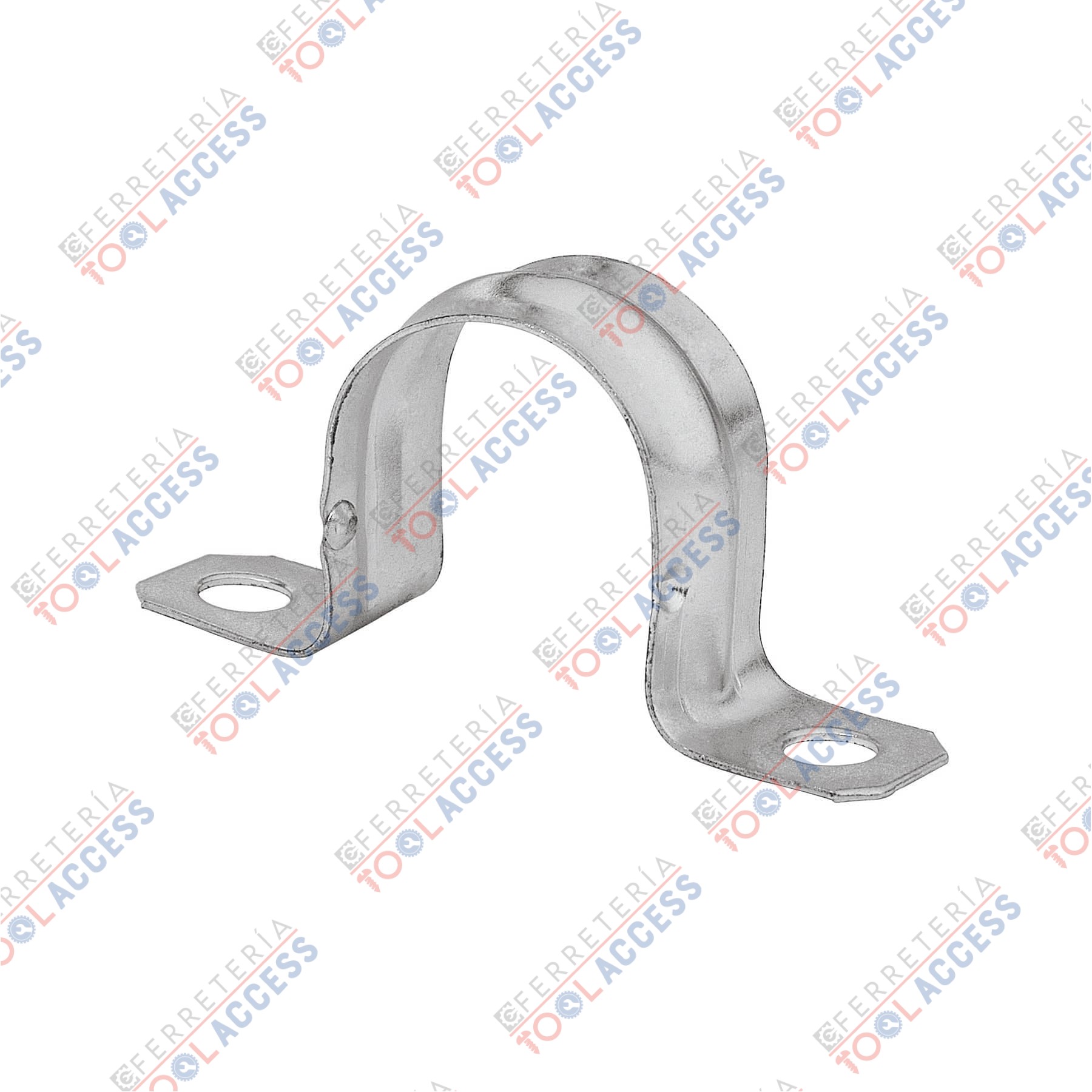 Alternative view of Bolsa c/5 abrazaderas tipo omega 2" p/tubo pared delgada, Volteck