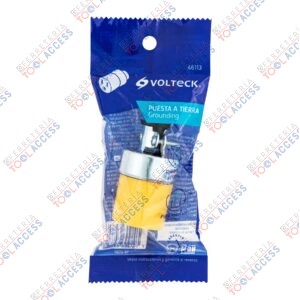 Contacto industrial blindado aterrizado, 2 polos+tierra, Volteck