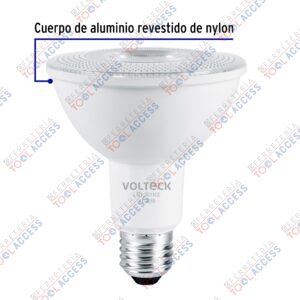 Alternative view of Foco LED 11 W tipo PAR30, 3000K blanca cálida, VOLTECK