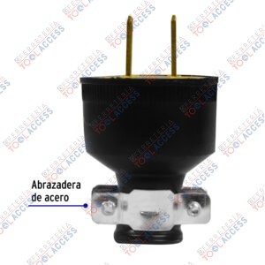 Alternative view of Clavija industrial reforzada polarizada, VOLTECK