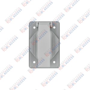 Alternative view of Placa tipo FS con cubierta, sencilla, sobreponer, VOLTECK