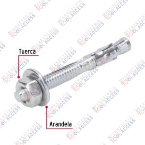 Alternative view of Bolsa con 6 taquetes arpón 1/4" x 2-1/4", FIERO