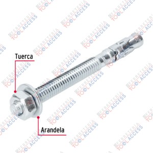 Alternative view of Bolsa con 6 taquetes arpón 5/16" x 3-1/2", FIERO